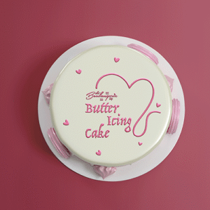 Butter-Icing Cake (14 Inches)