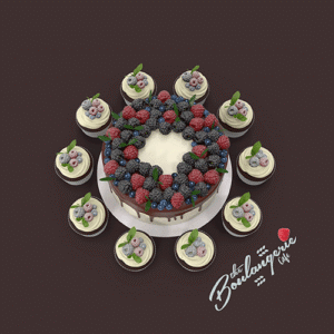 Fruit Step Cake (3 Layers)