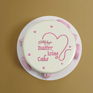 Butter-Icing Cake (8 Inches)